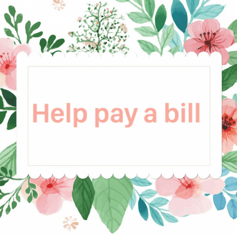 Help Pay a Bill