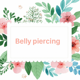 Belly piercing