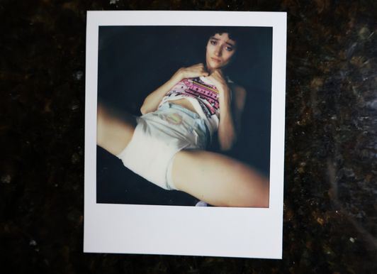 Diaper Girl Harley Polaroid 22