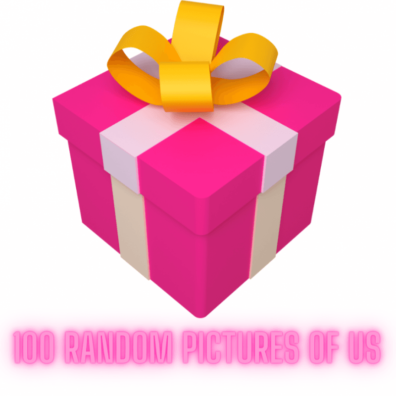 Bundle of 100 random pictures of us