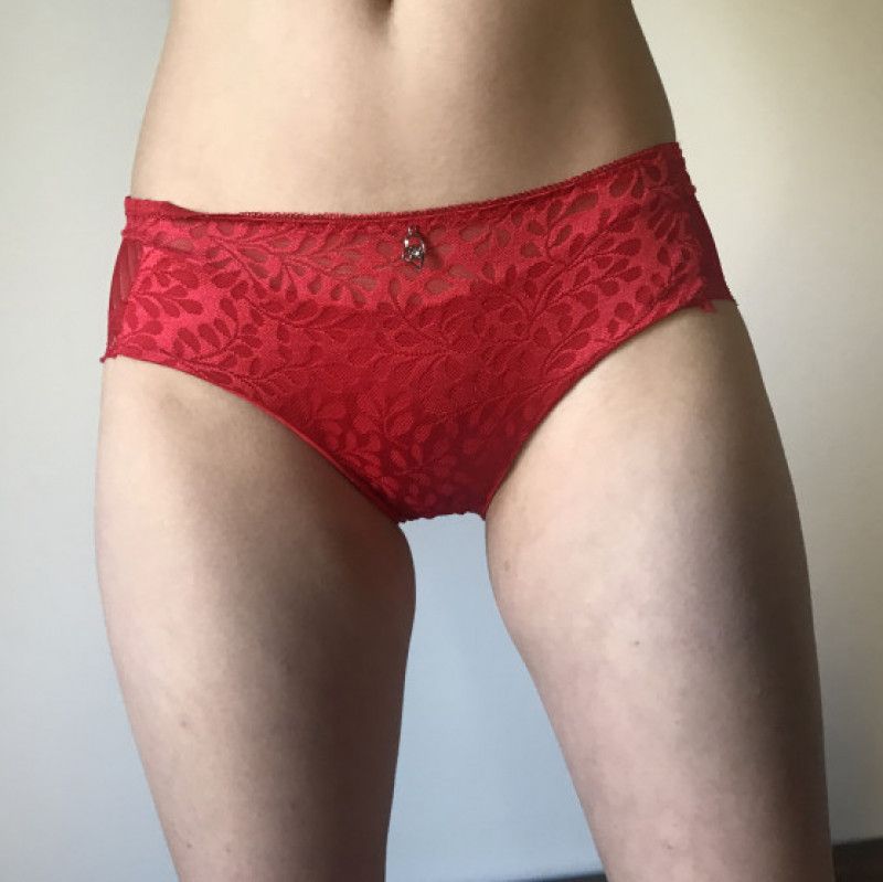 Red panties