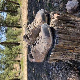 Dirty Old Hiking Sneakers Shoes