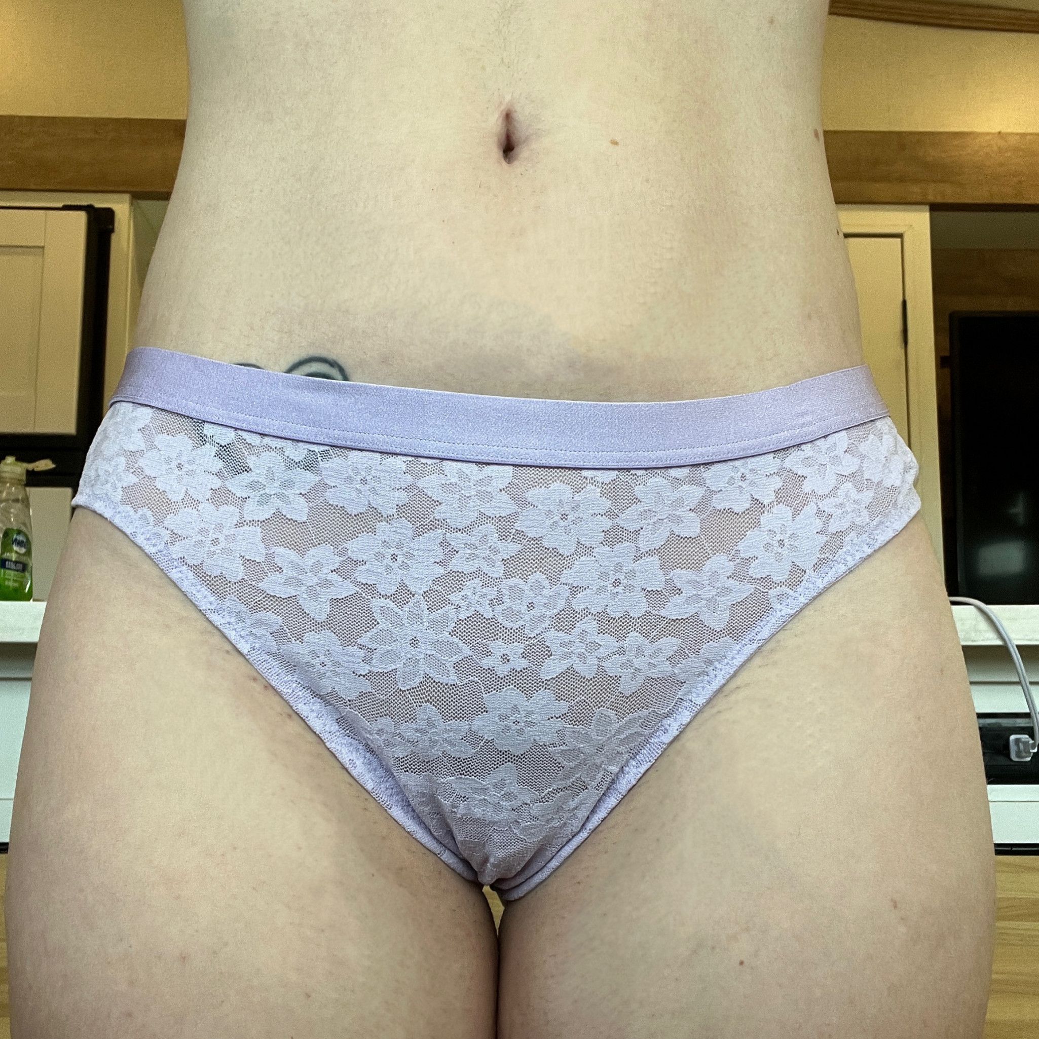 Purple Lace Thongs