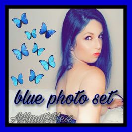 Blue Photo Set