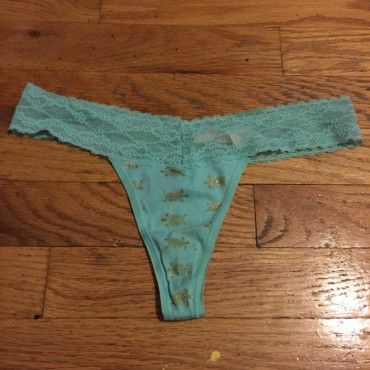 Worn VS Panties Light Blue