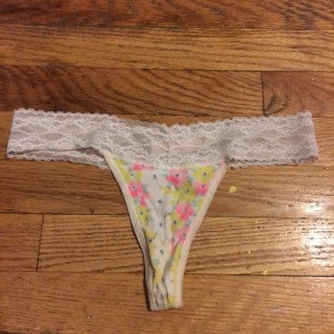 Worn VS Panties White