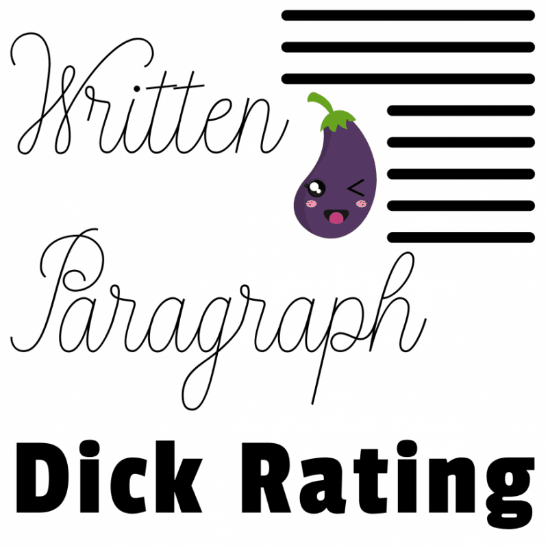 Written Paragraph Dick Rating