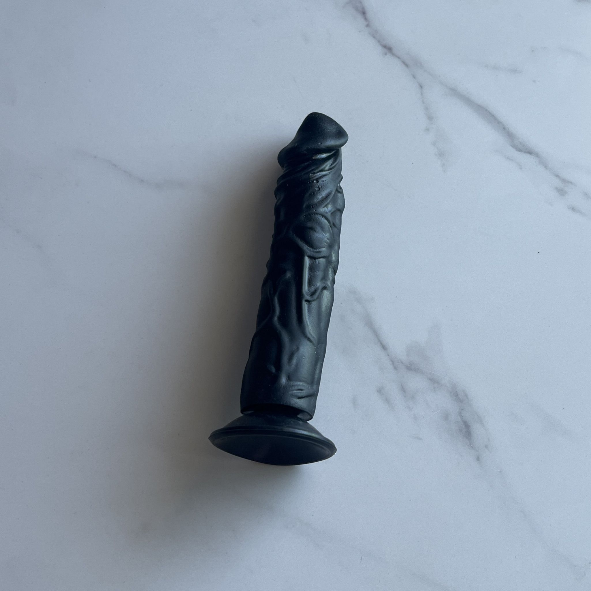 USED BIG BLACK DILDO