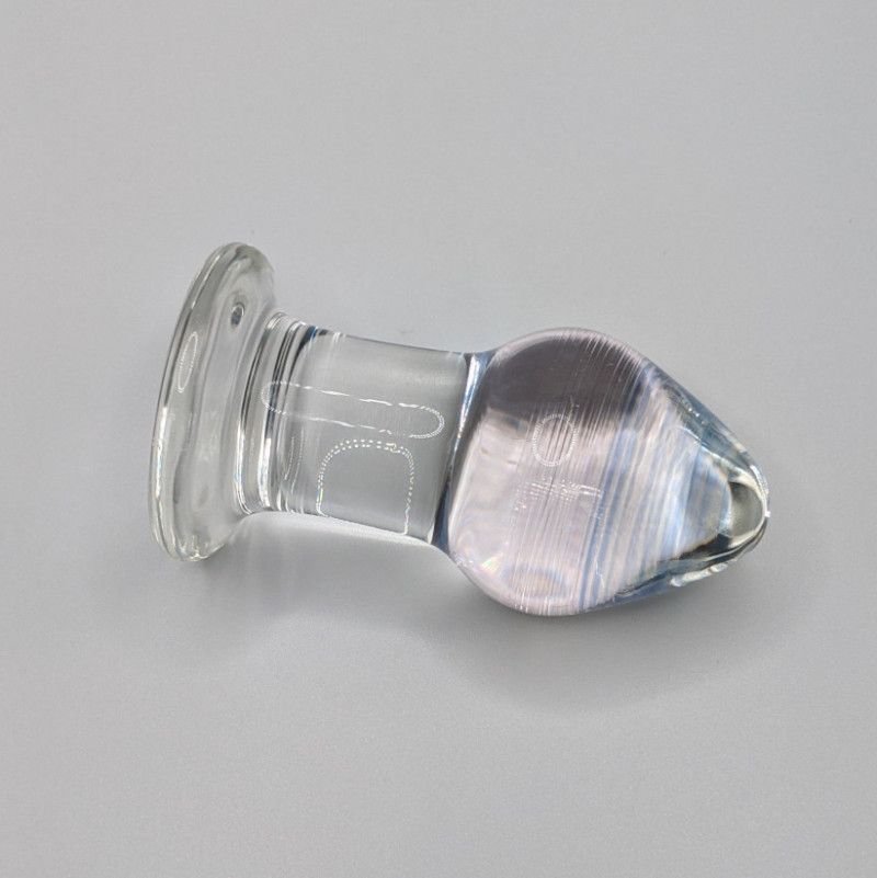 Used Small Glass Anal Plug