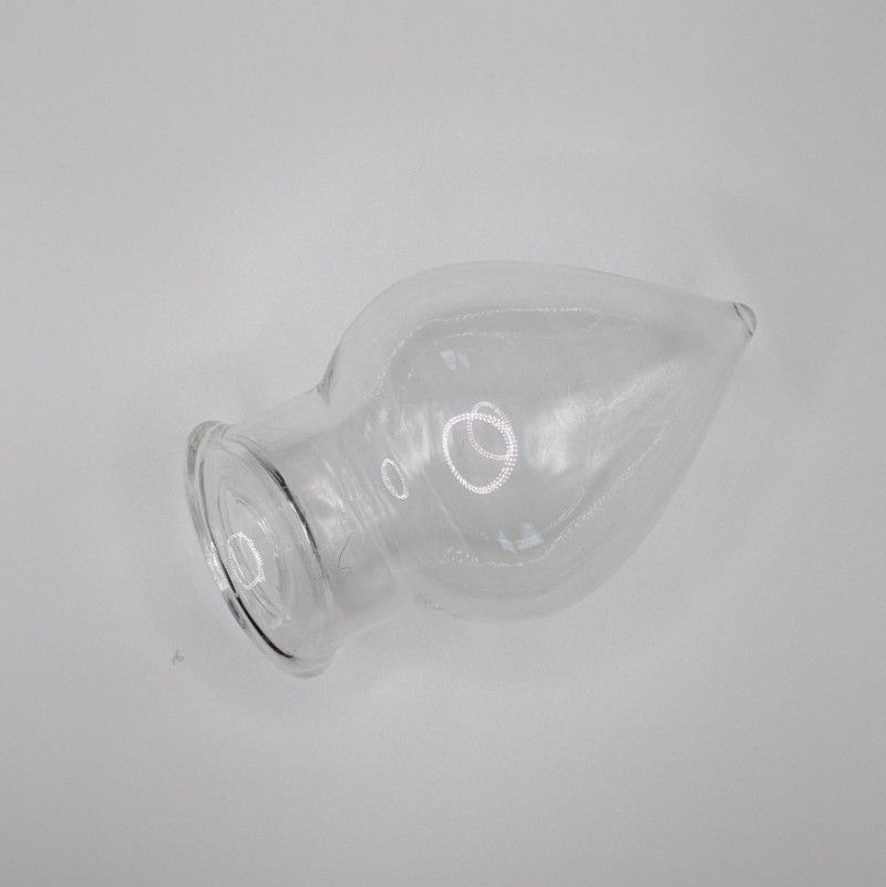 Used XL Hollow Glass Anal Plug