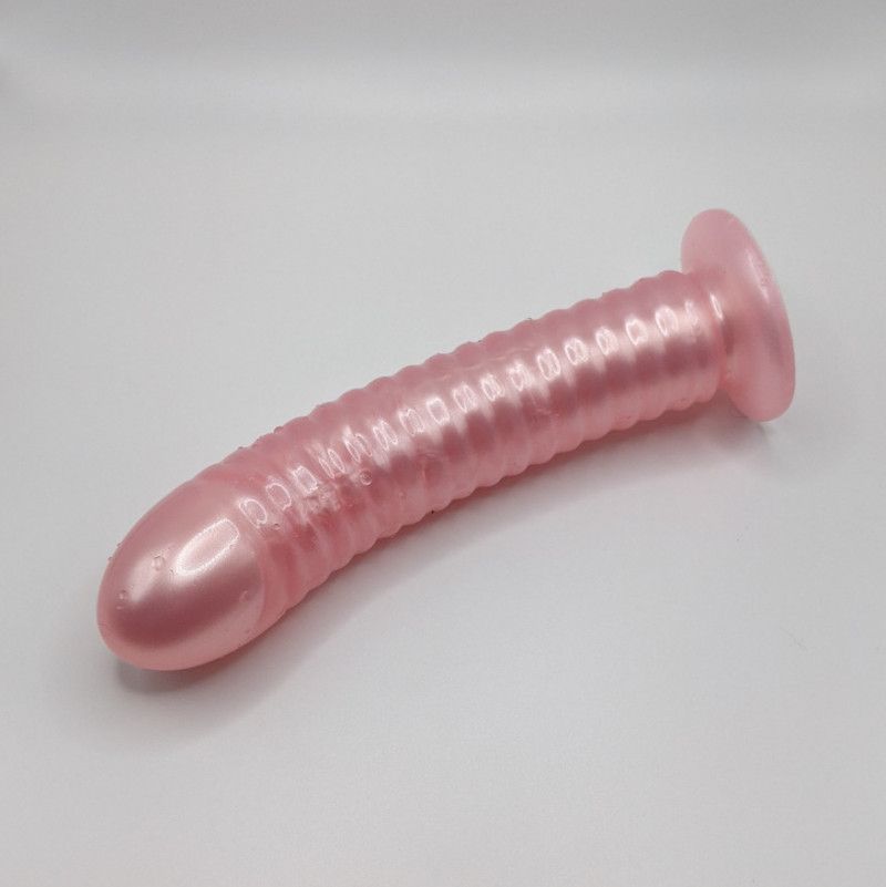 Used Pink Dildo with Ridges