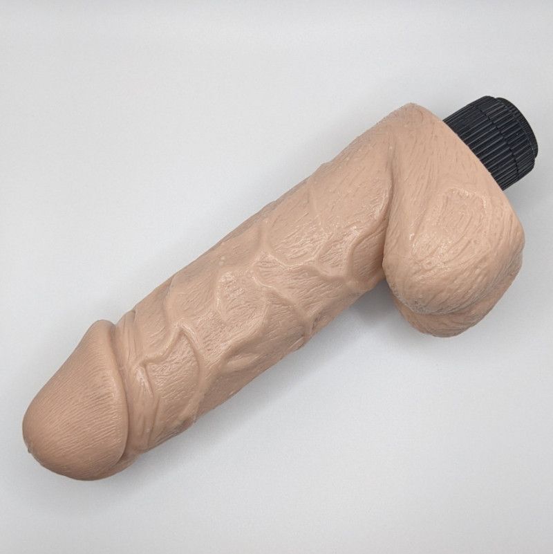 Pale Thick Pale Cock Dildo Vibrator