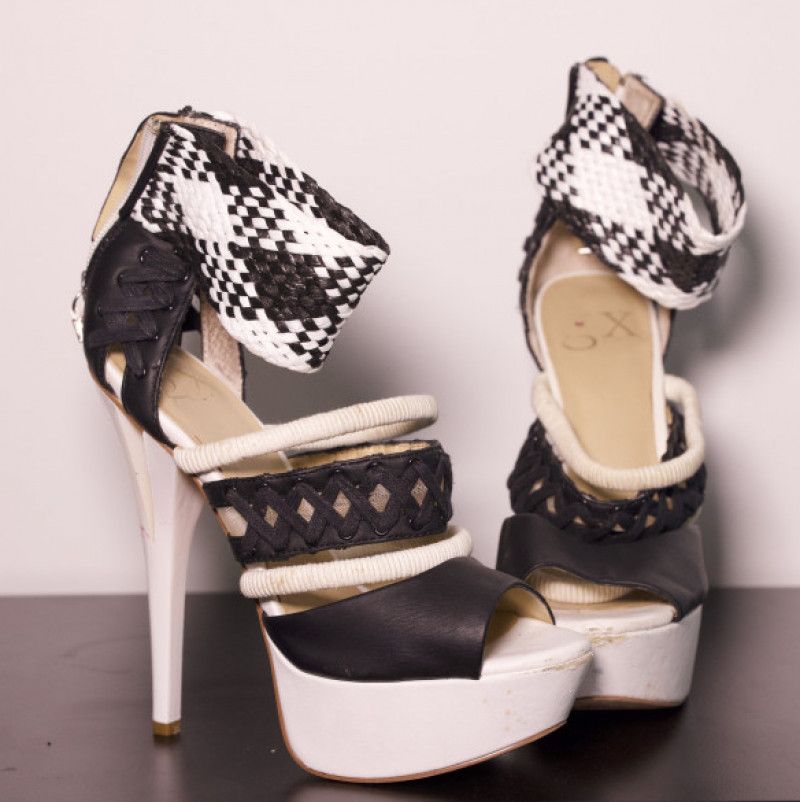 Black and White Heels