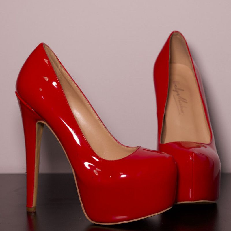 Red Leather Heels