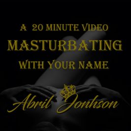 masturbation just for you