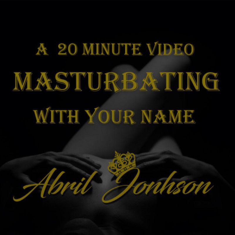 masturbation just for you