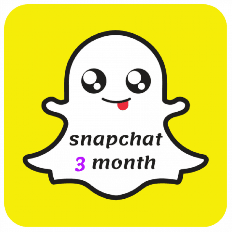 SNAPCHAT 3months