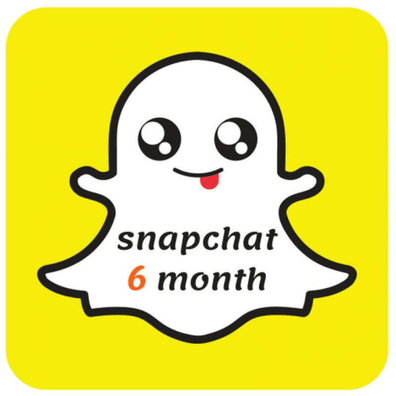 SNAPCHAT 6months