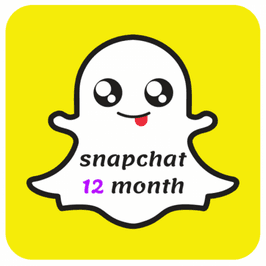 SNAPCHAT 12months