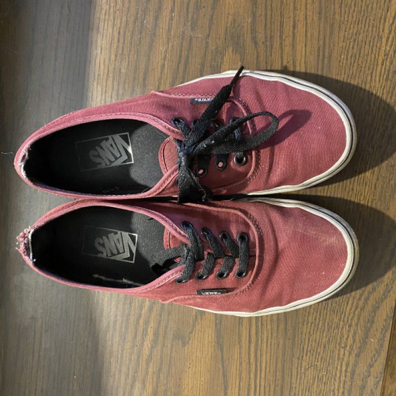 Old Red Vans