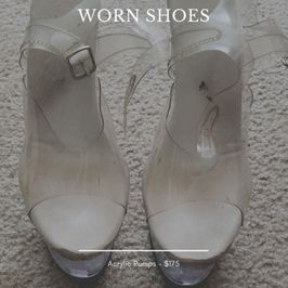 Worn Acrylic Pumps