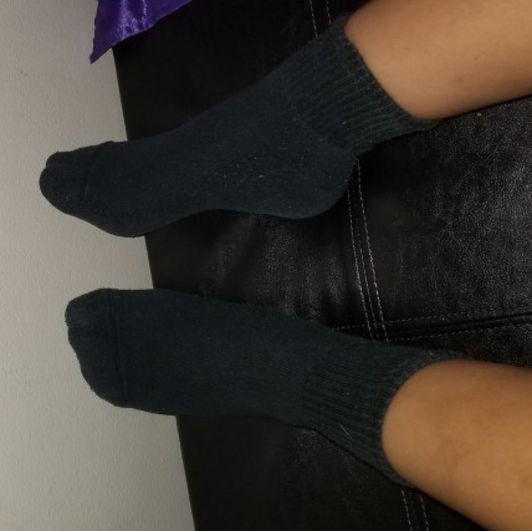 Comfy Black Ankle High Socks