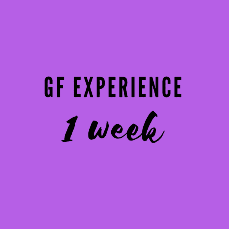 Girlfriend experience 1 week