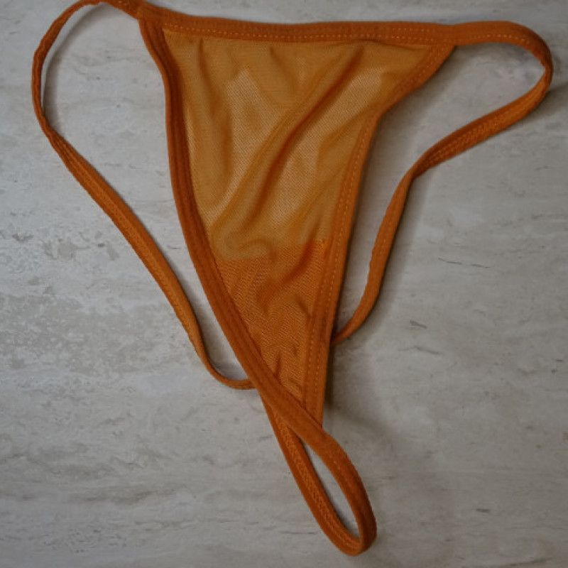 orange bright panties