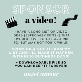 Sponsor a Video!