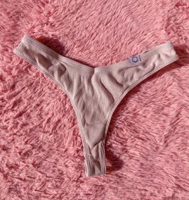 Pink cotton panties