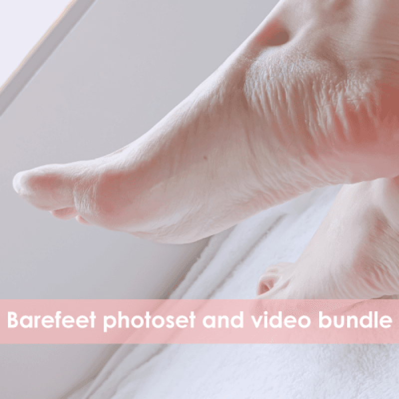 Barefeet photoset and videos bundle