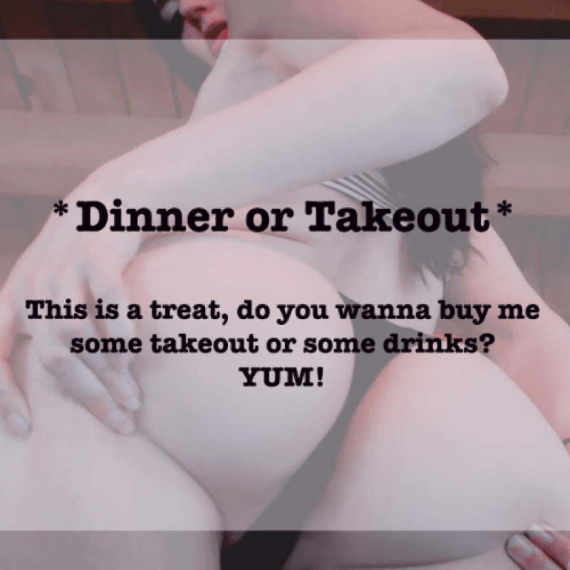 Indulge Me: Dinner for Me or Takeout