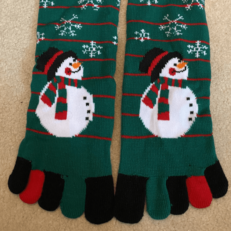 Xmas Toe Socks!