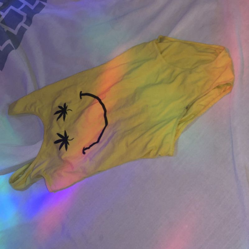 1 yellow 420 body suit