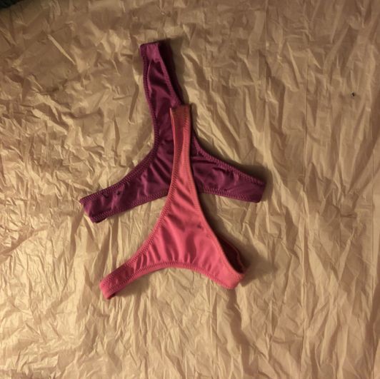Two pink panties