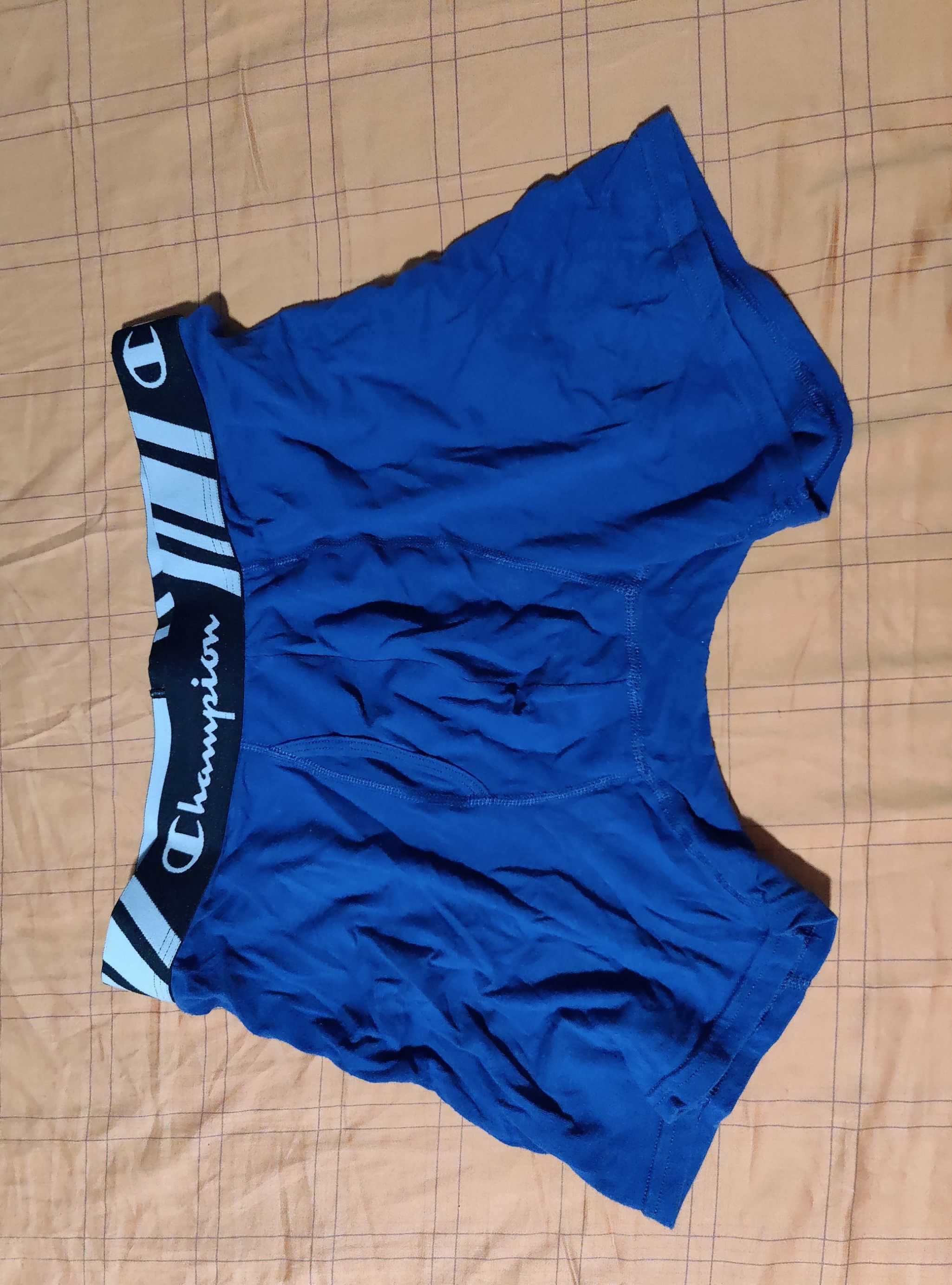 Used Blue Champion Boxer Briefs