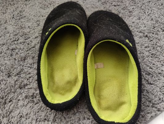 Worn Daily Dirty Slippers