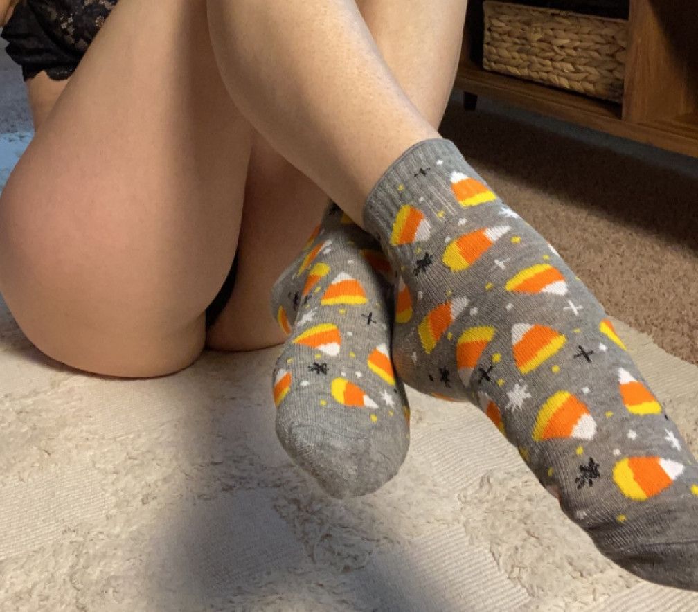 Candy Corn Sock