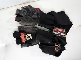 Worn Workout Gloves