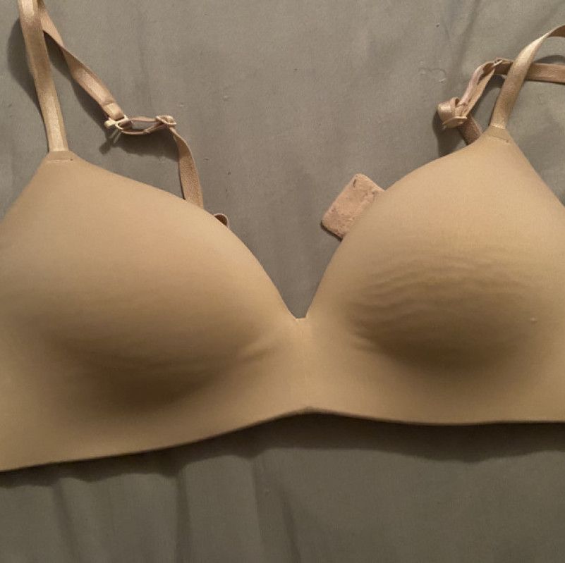 Beige Sports Bra