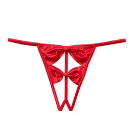 Red silk G string