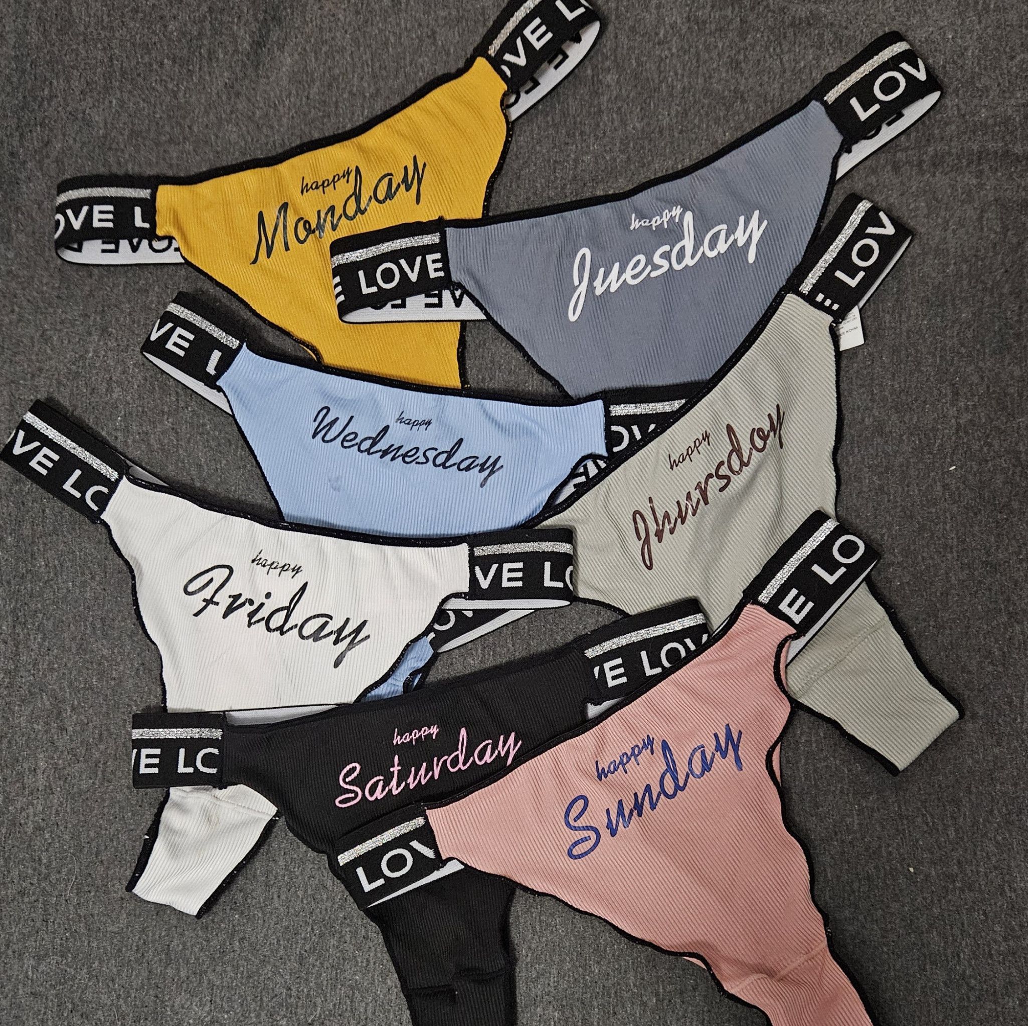 Days of the Week Pantie Set