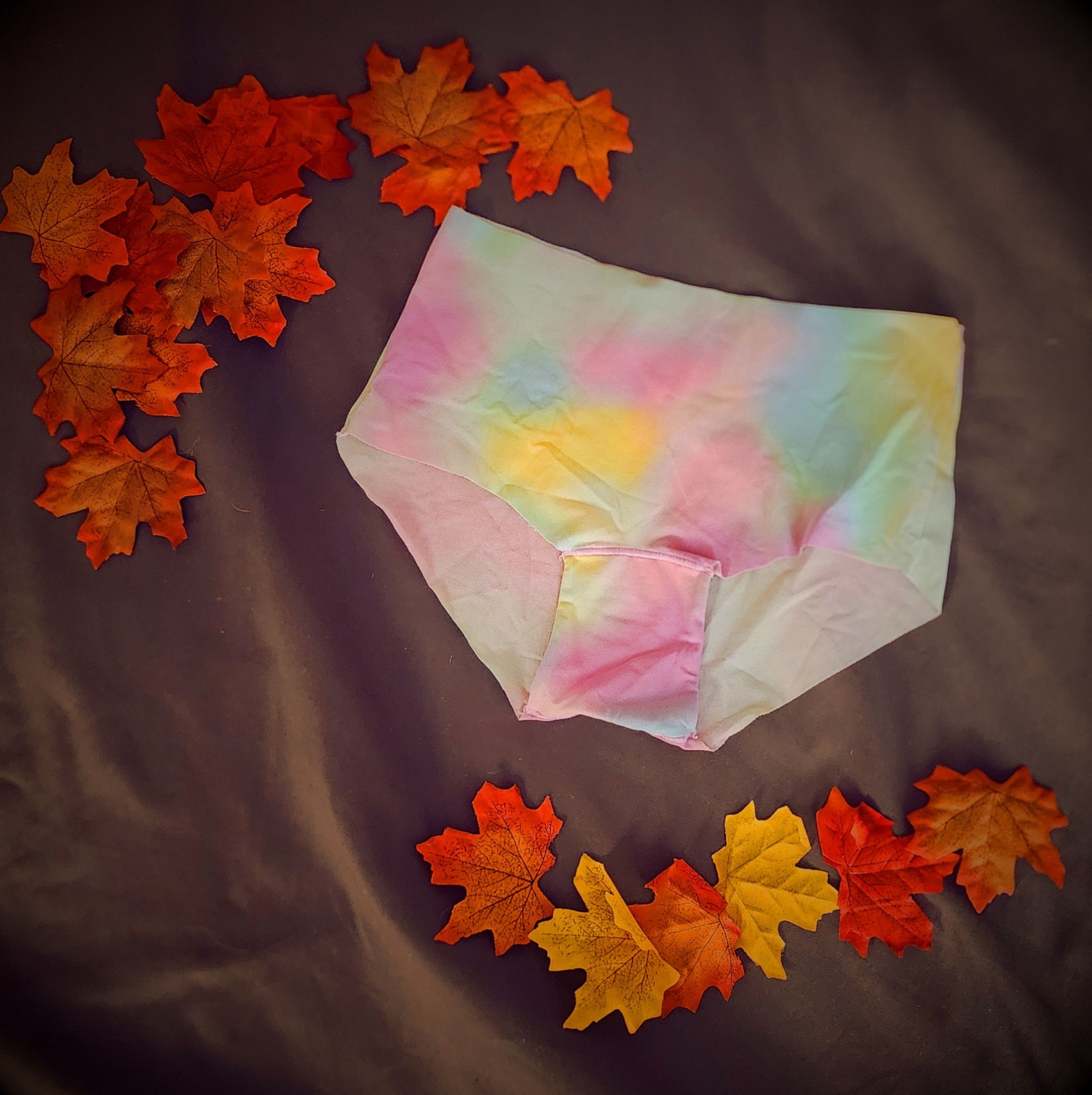 Rainbow Tie Dye Seamless Panty