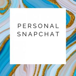 Personal snapchat