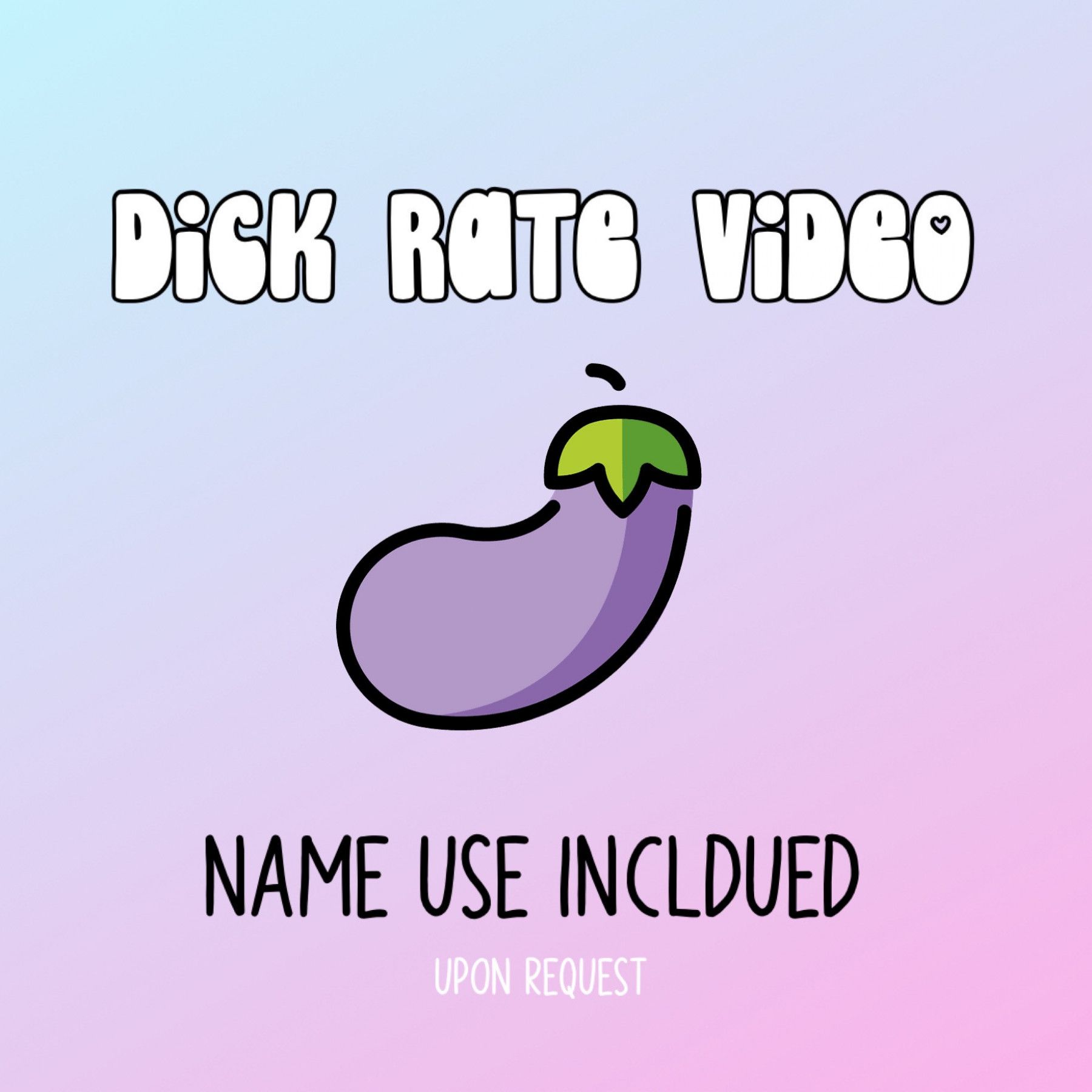 Custom Dick Rate Video