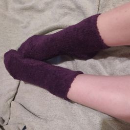 Smelly fuzzy socks