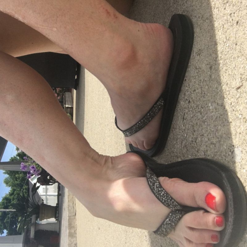 POV Outdoor Foot Fetish