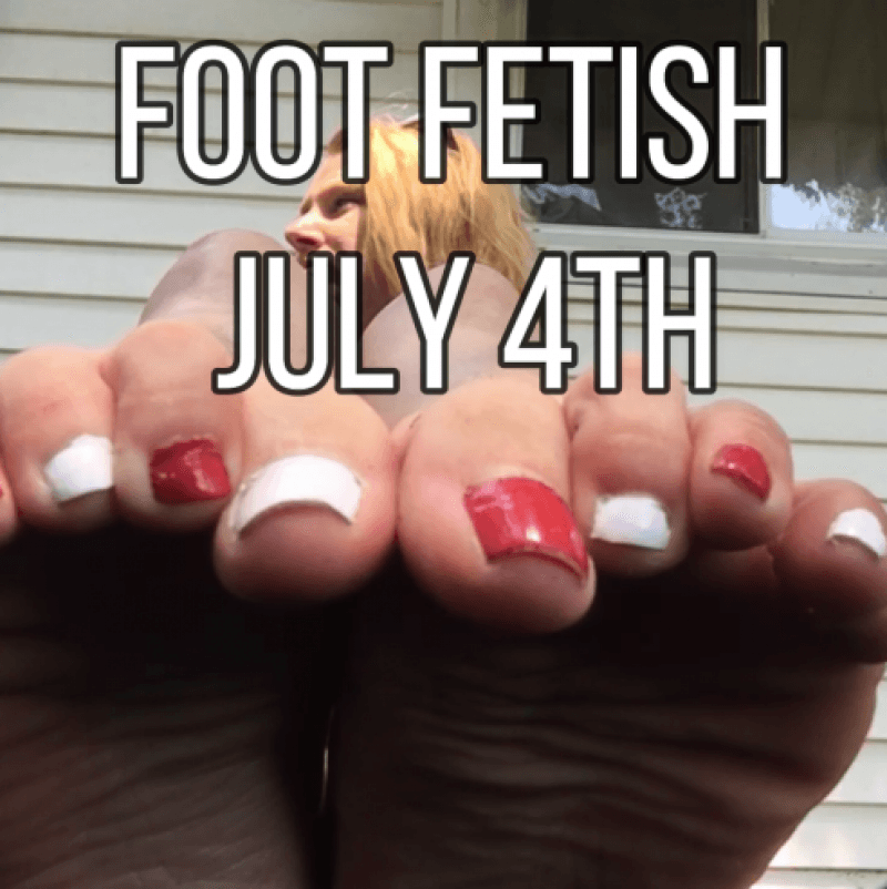 Foot Fetish July 4th Photo Set