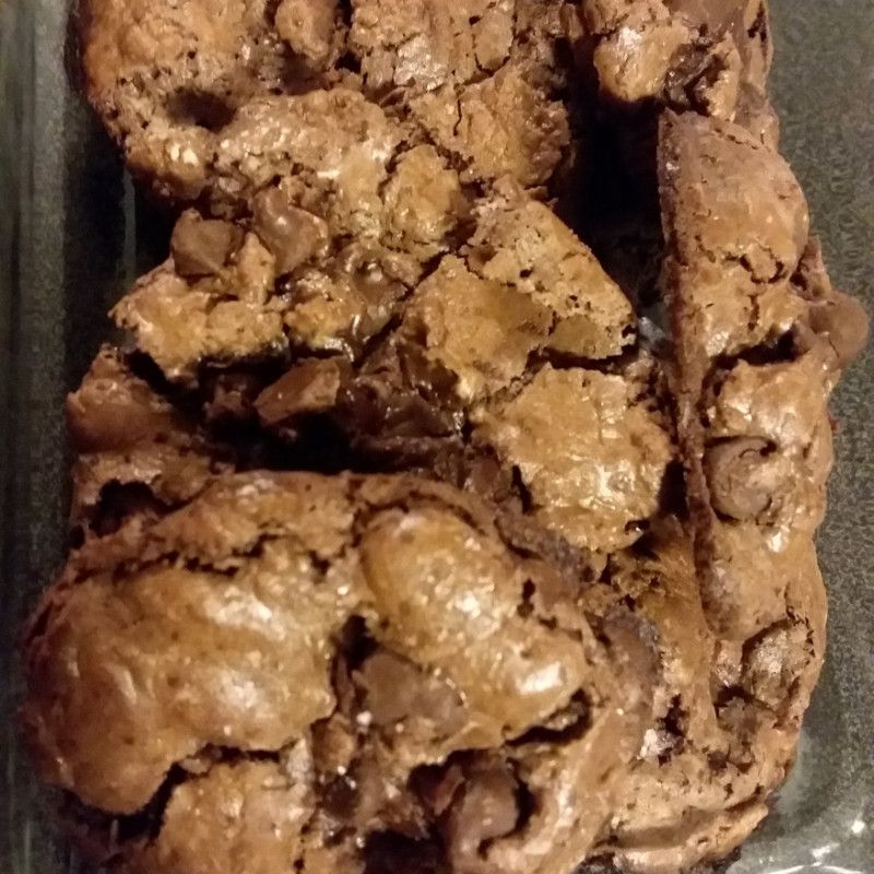 Flourless Cookie Brownies