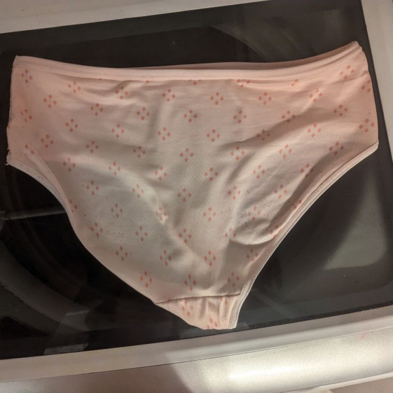 Medium Pink Panties worn for 7 days